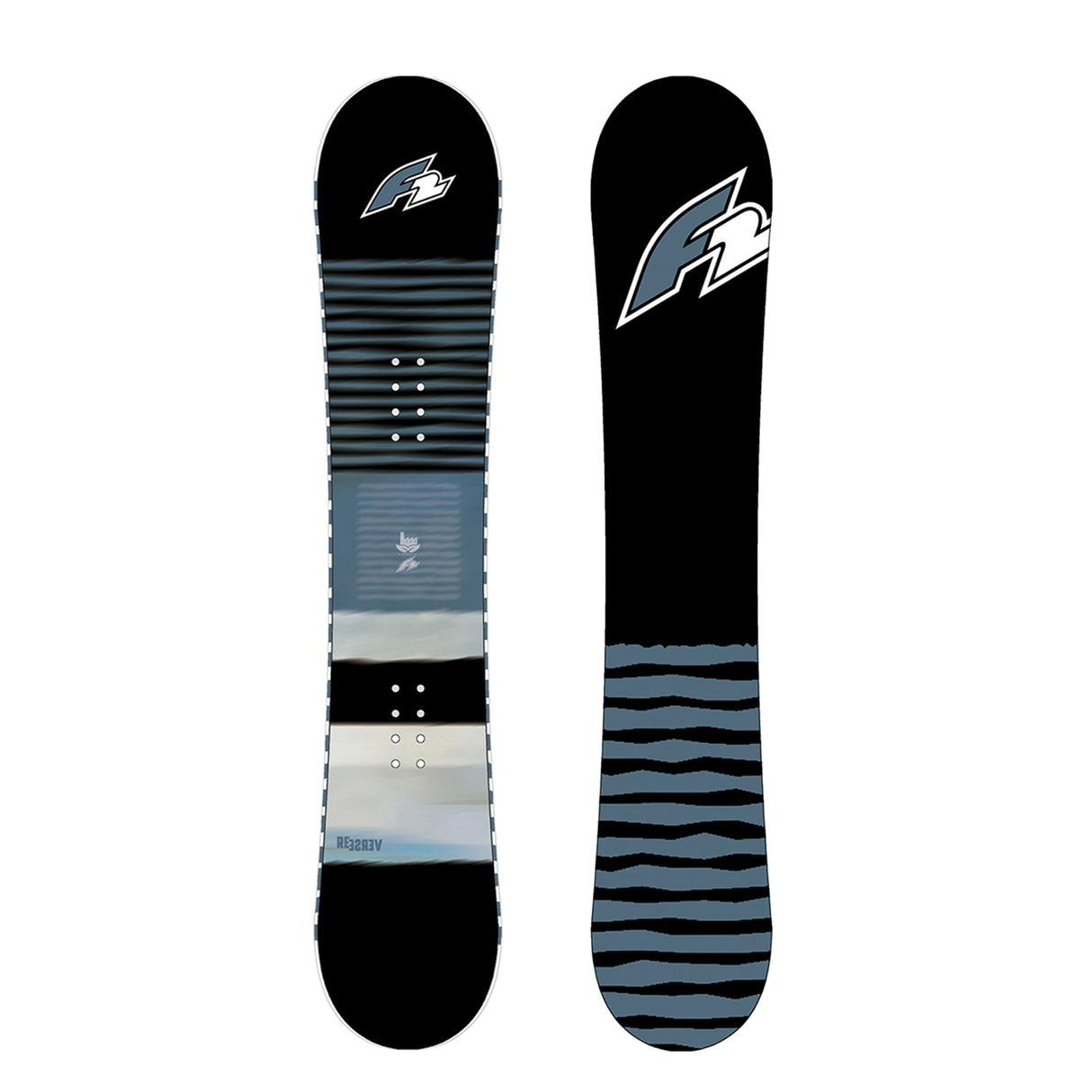 F2 Set Snowboard Reverse Blau + Sonic Pro Bindung - Komplettset Größen wählbar