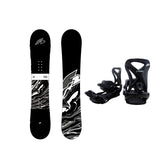 F2 Set Snowboard Blackdeck Schwarz 162w cm + Sonic Pro Bindung L