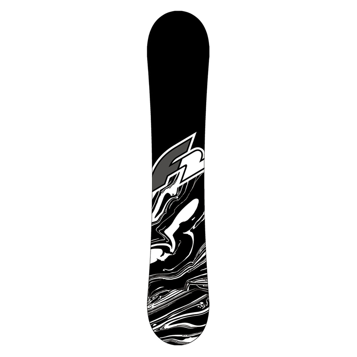 F2 Set Snowboard Blackdeck Schwarz + Sonic Pro Bindung - Komplettset Größen wählbar
