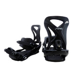 F2 Set Snowboard Blackdeck Schwarz + Sonic Pro Bindung - Komplettset Größen wählbar