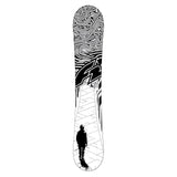 F2 Set Snowboard Blackdeck Wide Schwarz/Weiss 159w cm + Sonic Pro Bindung L