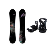 F2 Set Damen Snowboard Blackdeck + Sonic Pro Bindung M - Komplettset Größe wählbar