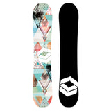 F2 Set Damen Snowboard Freedom HTSG Multicolor Sondermodell + Sonic Bindung M - Komplettset Größe wählbar