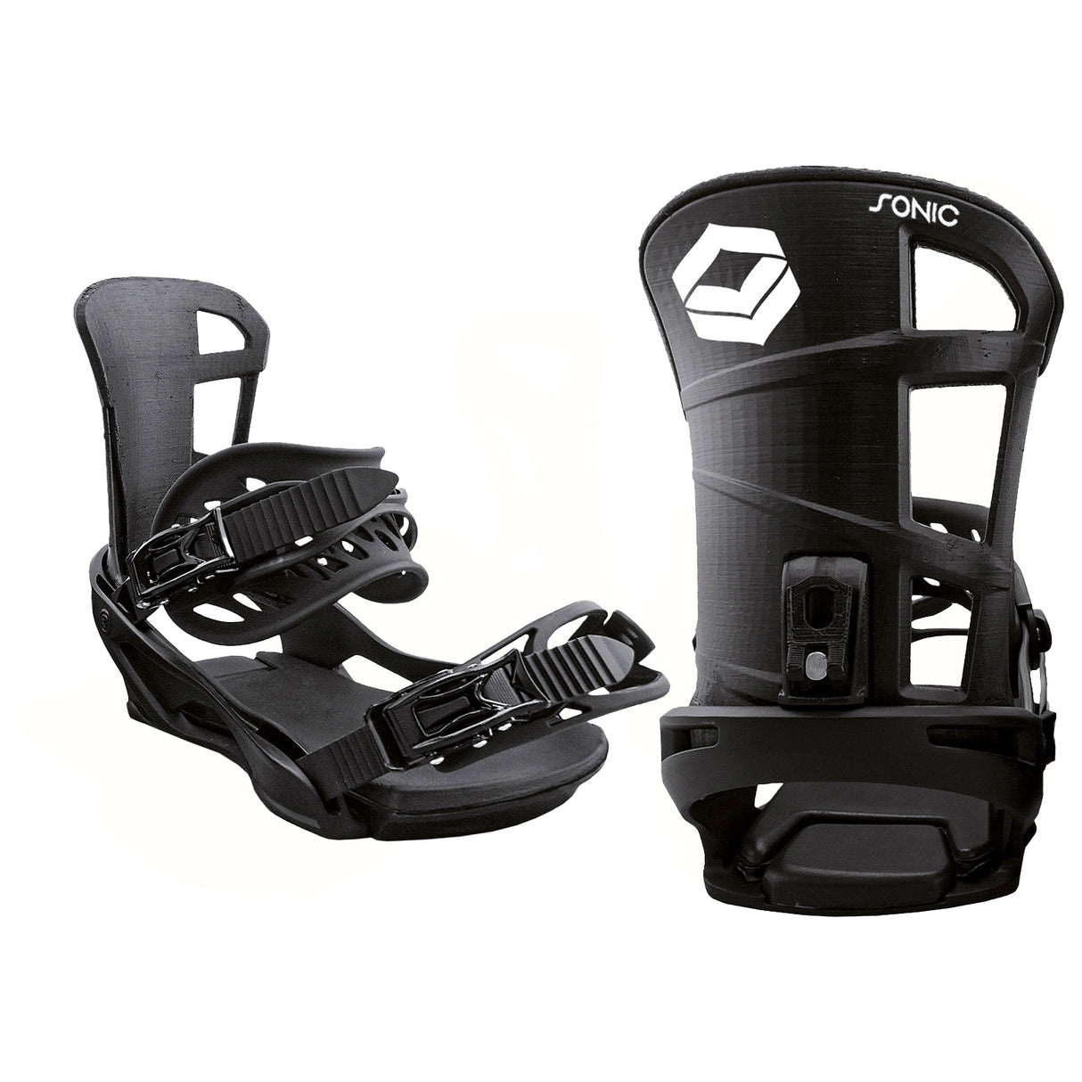 FTWO Set Snowboard Rental Schwarz/Rot + Sonic Bindung - Sale - Komplettset Größe wählbar