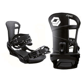 FTWO Set Snowboard Rental Schwarz/Rot + Sonic Bindung - Sale - Komplettset Größe wählbar