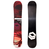 FTWO Set Snowboard Reverse Schwarz/Rot + Sonic Bindung - Sale - Komplettset Größen wählbar