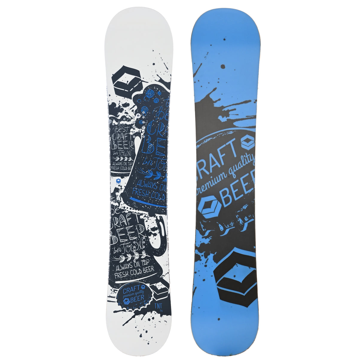 FTWO Set Snowboard TNT Blau 146cm mit Pipe Bindung M Sale
