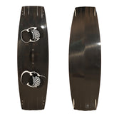 F2 Set Kiteboard Basalt Black 142cm + Bindung S/M + GFK Finnen