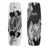 F2 Set Kiteboard Air White Icon 137cm + Bindung S/M + GFK/Slider Finnen