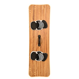 F2 Set Kiteboard Classic Wide Wood 146cm + Bindung L/XL + GFK/Slider Finnen