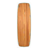 F2 Set Kiteboard Classic Wood Blue 147cm + Bindung S/M + GFK/Slider Finnen
