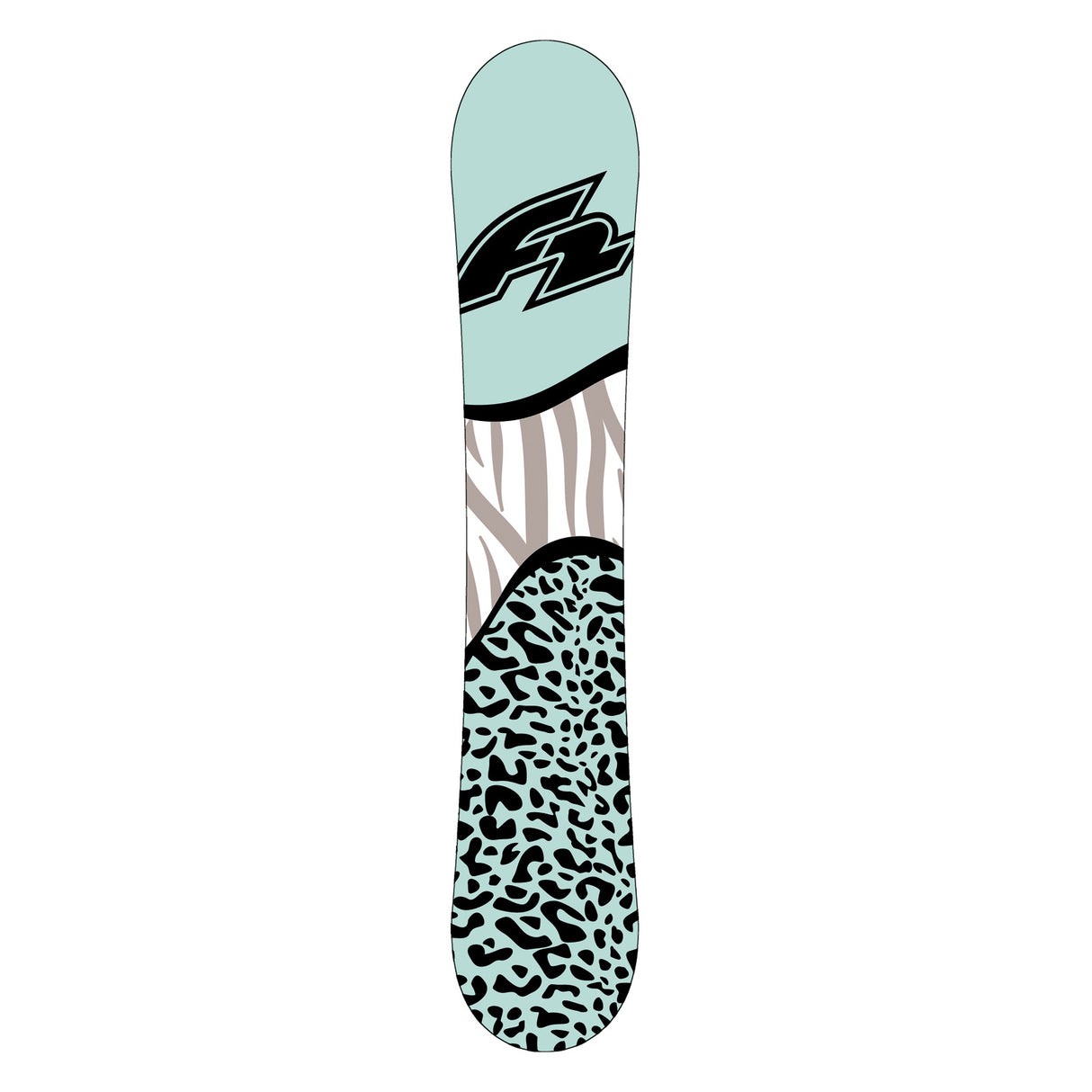 F2 Damen Snowboard Black Deck Women Freeride Größe wählbar Schwarz 2023/24