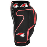 F2 Snowboard Hose Protector - Pant Soft S-XL Größe wählbar Schwarz/Rot 2024/25
