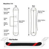 F2 Junior Snowboard Rental Größe wählbar Schwarz 2024/25