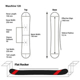 F2 Junior Snowboard Rental Größe wählbar Schwarz 2024/25