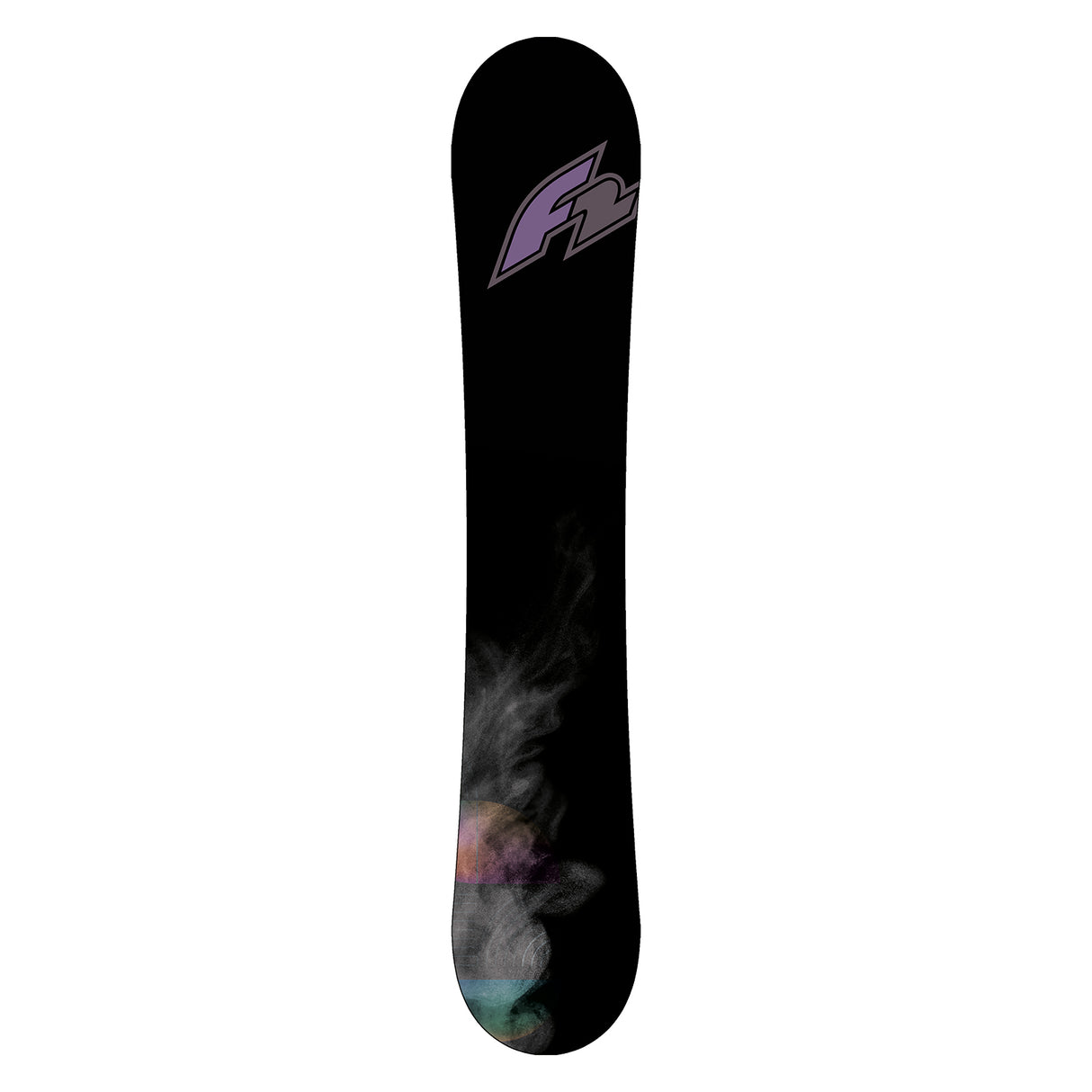 F2 Damen Snowboard Black Deck Freeride Schwarz - Größe wählbar