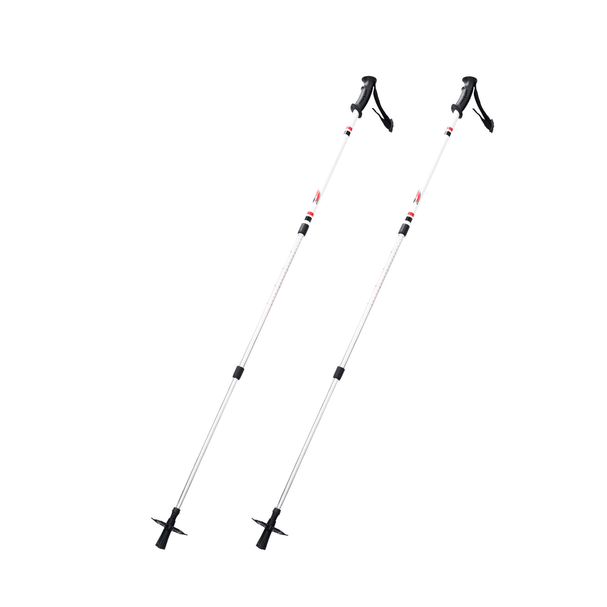 F2  Langlauf Ski Stöcke Vario Pole Tour Verstellbar 60-130cm Weiss