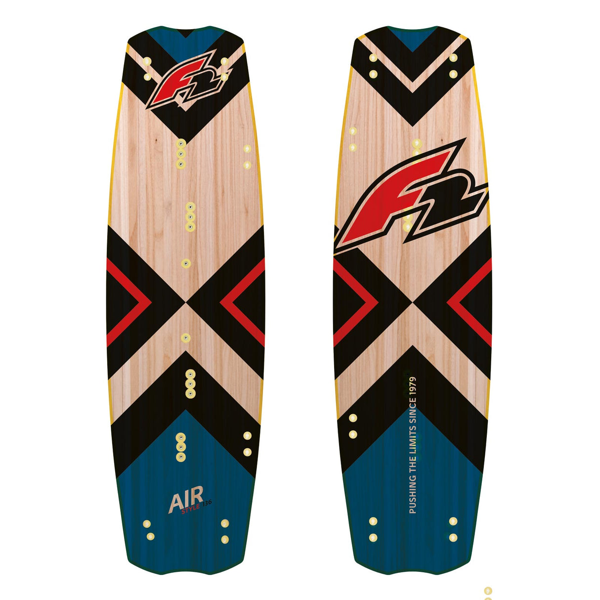 F2  Kiteboard Air Wood Komplett 137cm Wood Mega Sale - Vorjahresmodelle