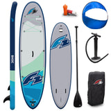 F2 SUP Stand Up Paddle Board Basic Round Sail Set Größe wählbar Grau 2024/25