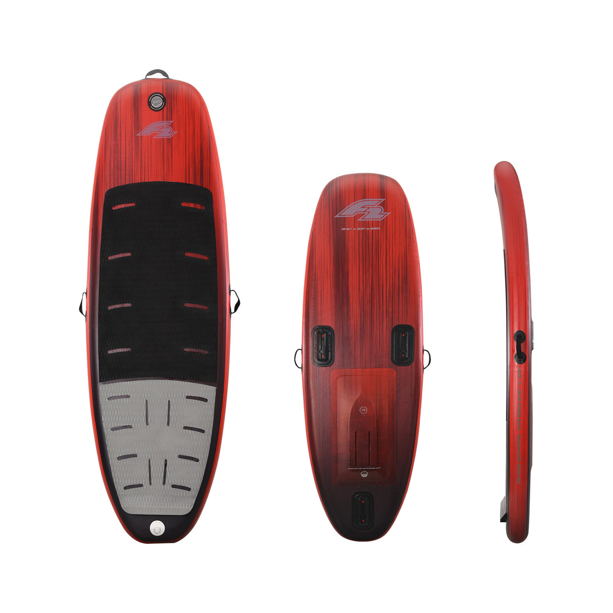 F2 Foil Board Glide School Air 160-220L Größe wählbar Rot 2024/25