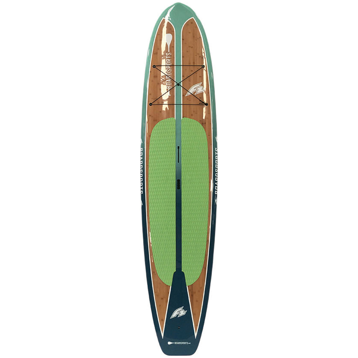 F2 Hard SUP Ride Pro Bamboo 10'4"/11'4" wählbar Türkis 2024/25