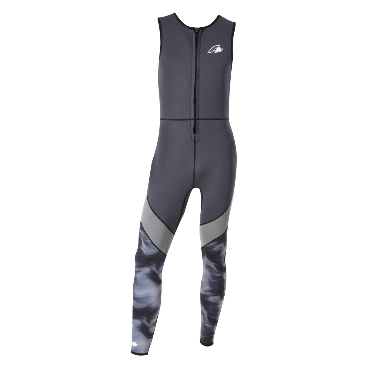 F2 Herren Neopren Anzug Wave Longjohn 2,5mm XS-XXL Größe wählbar Anthrazit