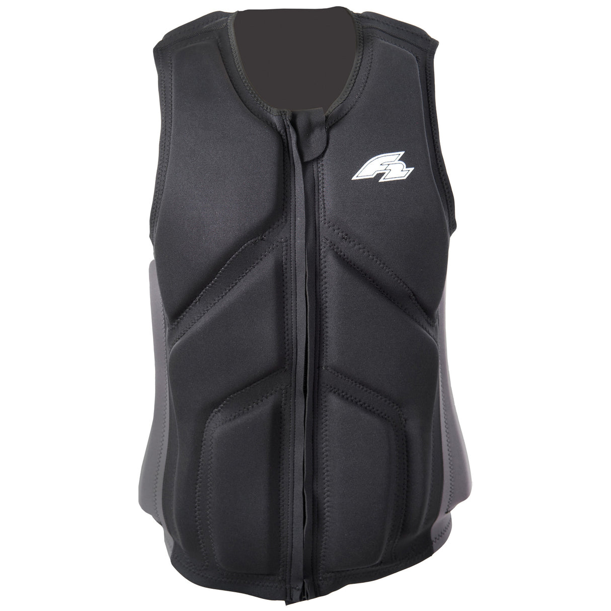 F2 Herren Prallschutz Weste Wake & Sup S-XXL Größe wählbar Schwarz