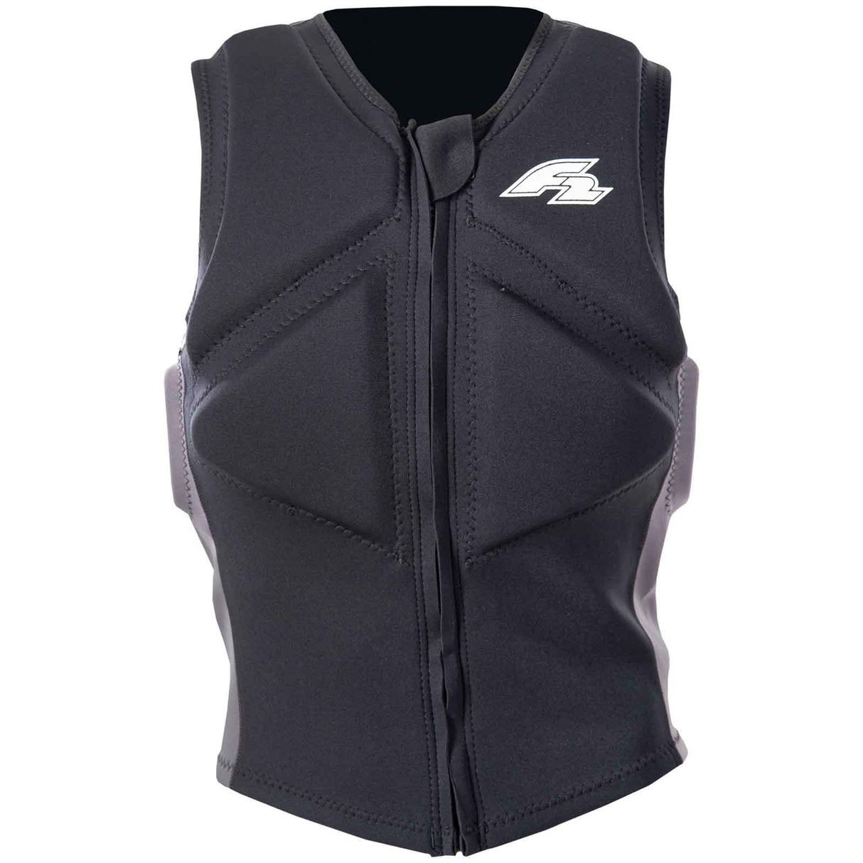 F2 Herren Prallschutz Weste Kite & Surf Weste S-XXL Größe wählbar Schwarz 2025