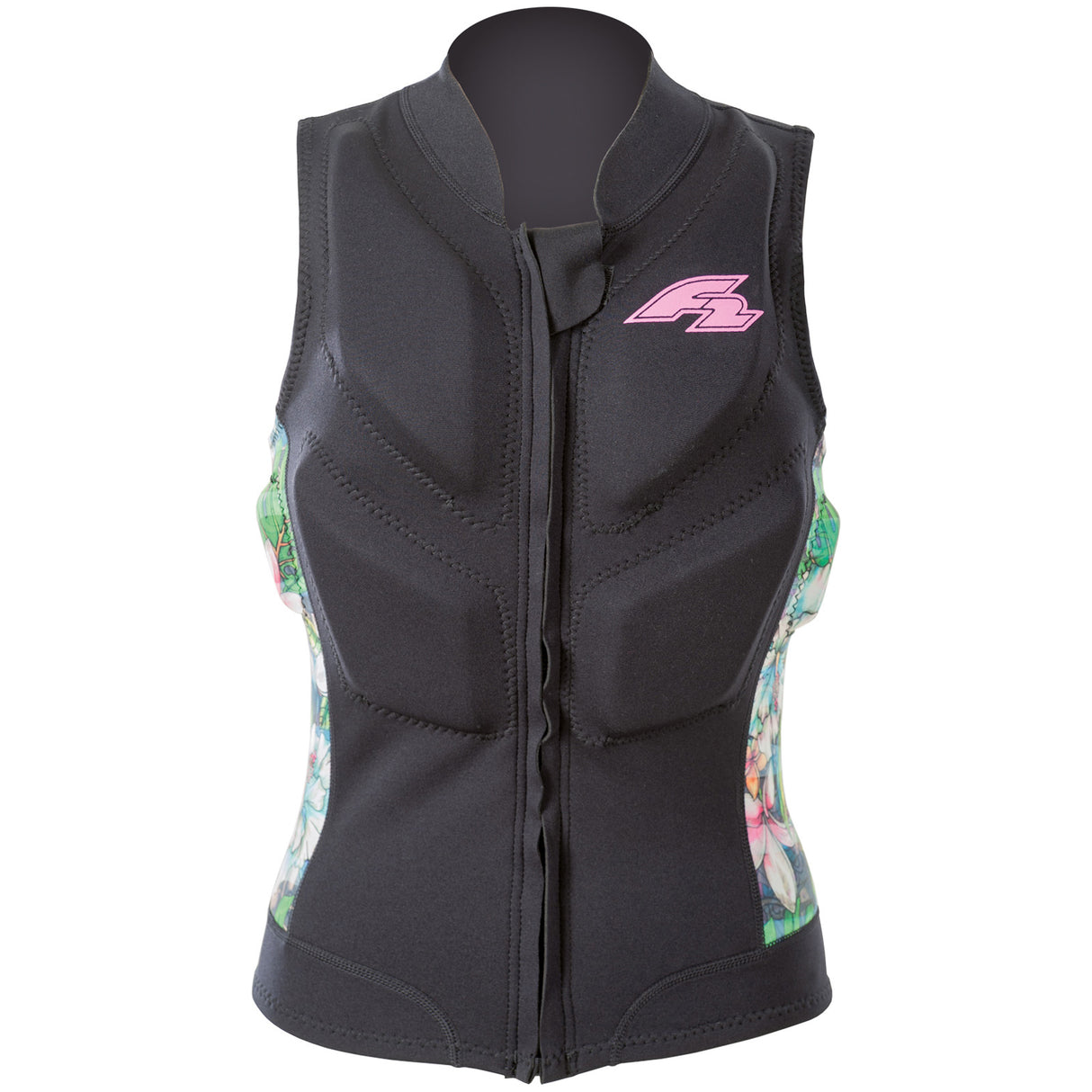 F2 Damen Prallschutz Weste Kite & Surf Weste S-XL Größe wählbar Schwarz 2024/25