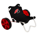 F2 Transportwagen Beach Buggy Schwarz - SUP Trolley Wagen Strandwagen