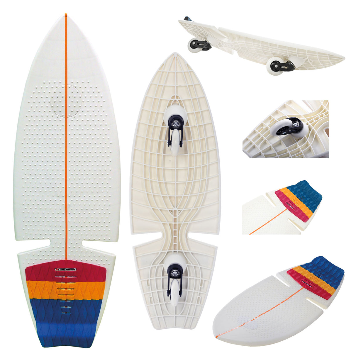 F2 Surf Waveboard Carving Board Street Surfer Skateboard Farbe wählbar 2025