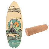 F2 Set Balance Board mit Korkrolle oder Halbkugel - Modell wählbar