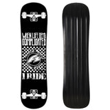 F2 Snowboard Snowdeck Schnee Skateboard 89cm Schwarz 2024/25