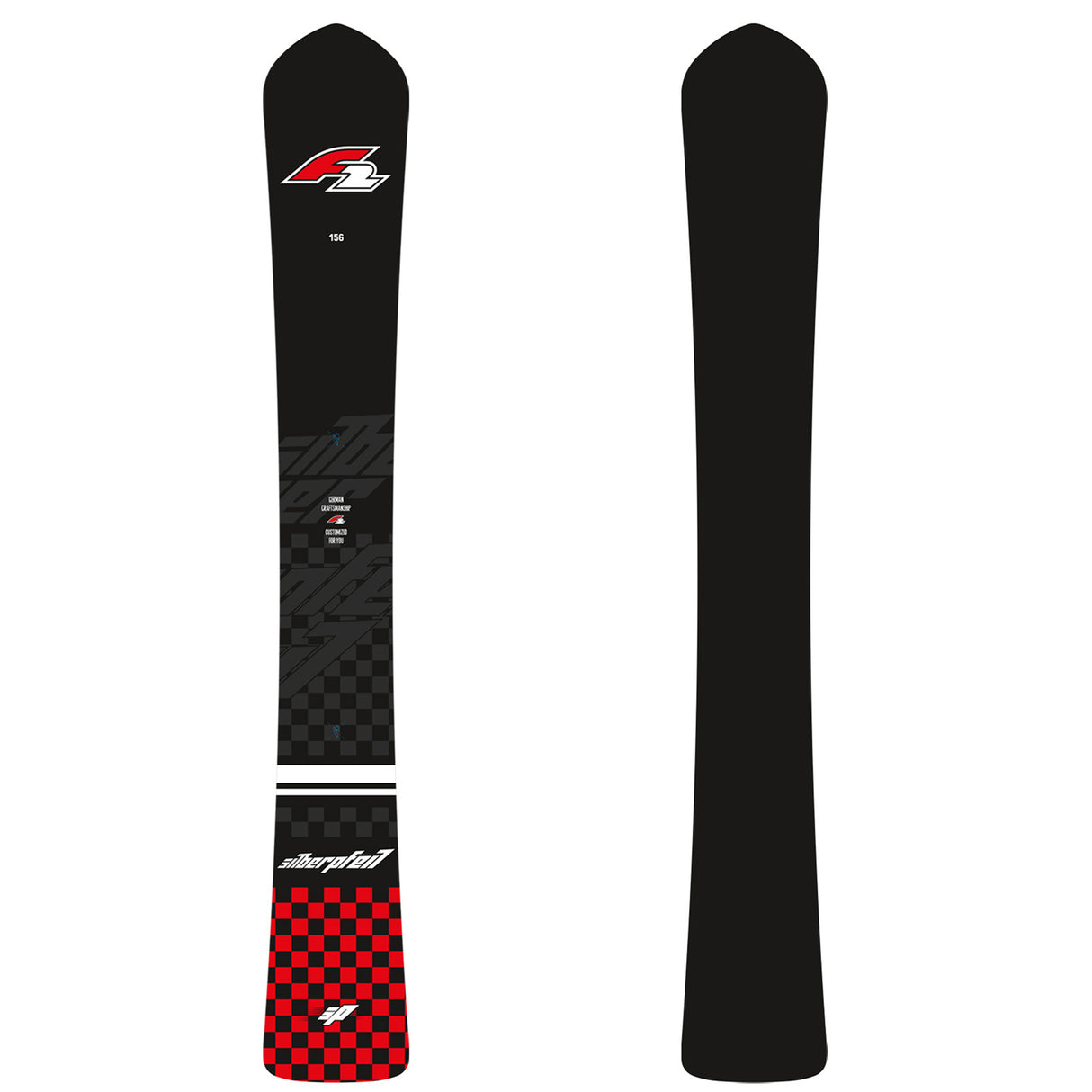 F2 Snowboard Silberpfeil Race Größe wählbar Schwarz 2023/24