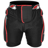 F2 Snowboard Hose Protector - Pant Soft S-XL Größe wählbar Schwarz/Rot 2024/25