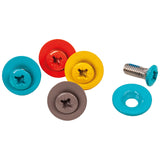 F2  Snowboard Zubehör Screw Set - 16-teilig Schrauben Set Bunt    2024/25