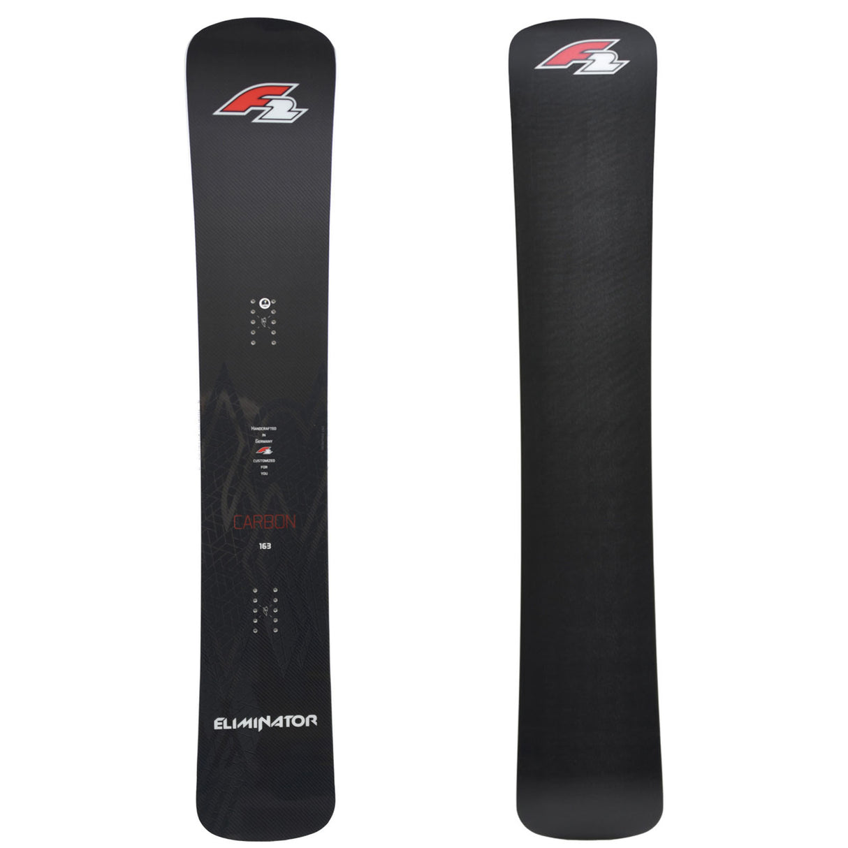 F2 Snowboard Eliminator Carbon Race Größe wählbar Schwarz 2024/25