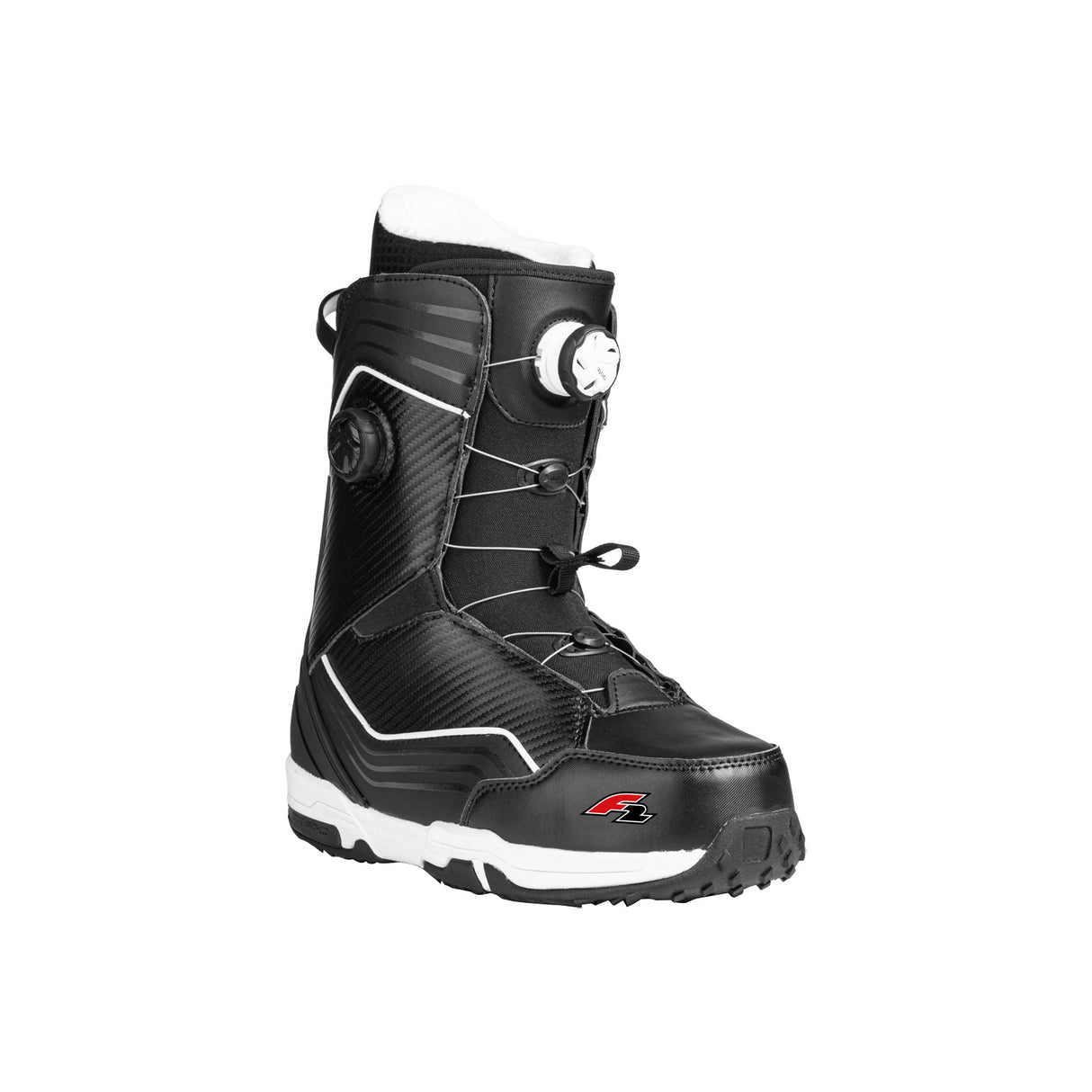 F2 Herren Snowboard Softboots Team Double Atop Größe wählbar Schwarz 2024/25