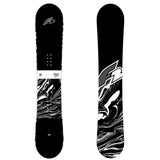 F2 Herren Snowboard Black Deck Freestyle Größe wählbar Schwarz 2024/25