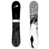 F2 Snowboard Black Deck Freeride/Freestyle Größe wählbar Schwarz 2025