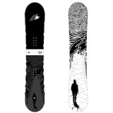 F2 Snowboard Black Deck extra wide Freeride Größe wählbar Schwarz 2025