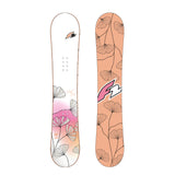 F2 Damen Snowboard White Deck Freeride Größe wählbar Weiß 2025