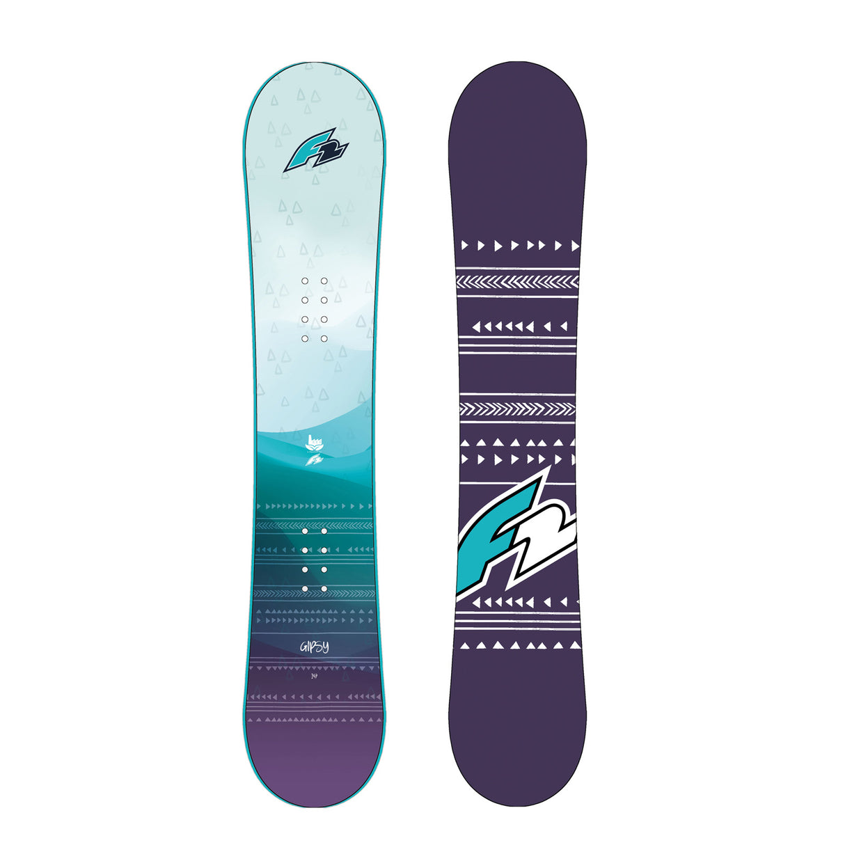 F2 Damen Snowboard Gipsy Freeride/Freestyle Größe wählbar Lila 2025