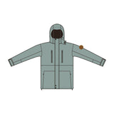 F2  Snowboard/Ski Jacke Summit 80g Fütterung XS-XXL Größe wählbar Mint 2025