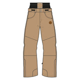 F2  Snowboard/Ski Hose Cloud 80g Fütterung XS-XXL Größe wählbar Beige 2025