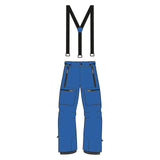 F2  Snowboard/Ski Träger Hose Storm XS-XXL Größe wählbar Royalblau 2025