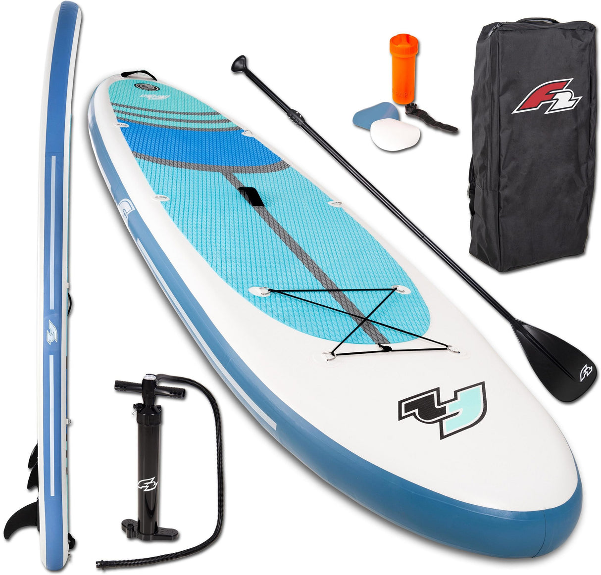 F2  Stand Up Paddling Board Cross  10,5 Weiß 2024